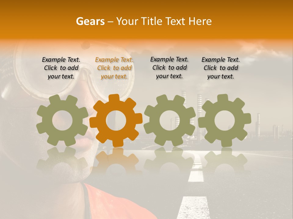 Man Way Occupation PowerPoint Template