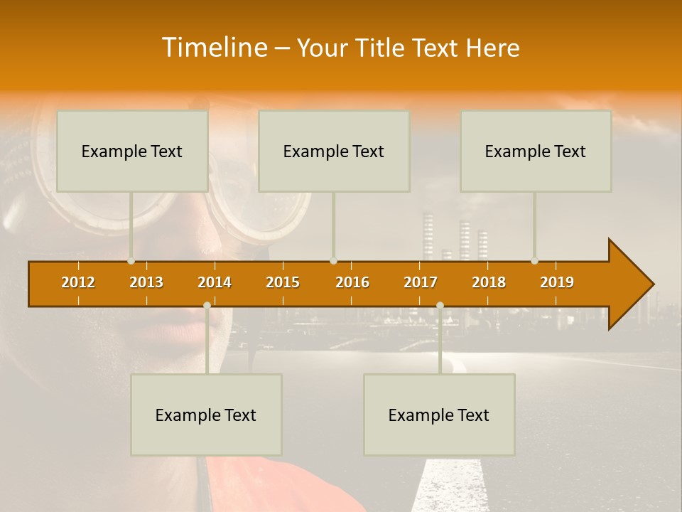 Man Way Occupation PowerPoint Template