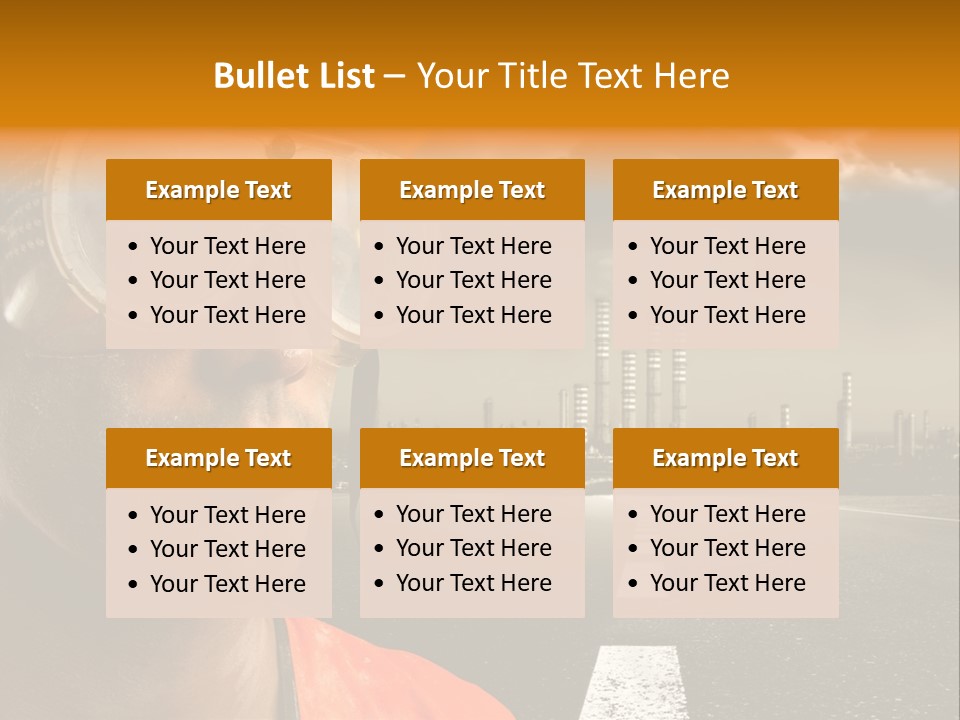 Man Way Occupation PowerPoint Template