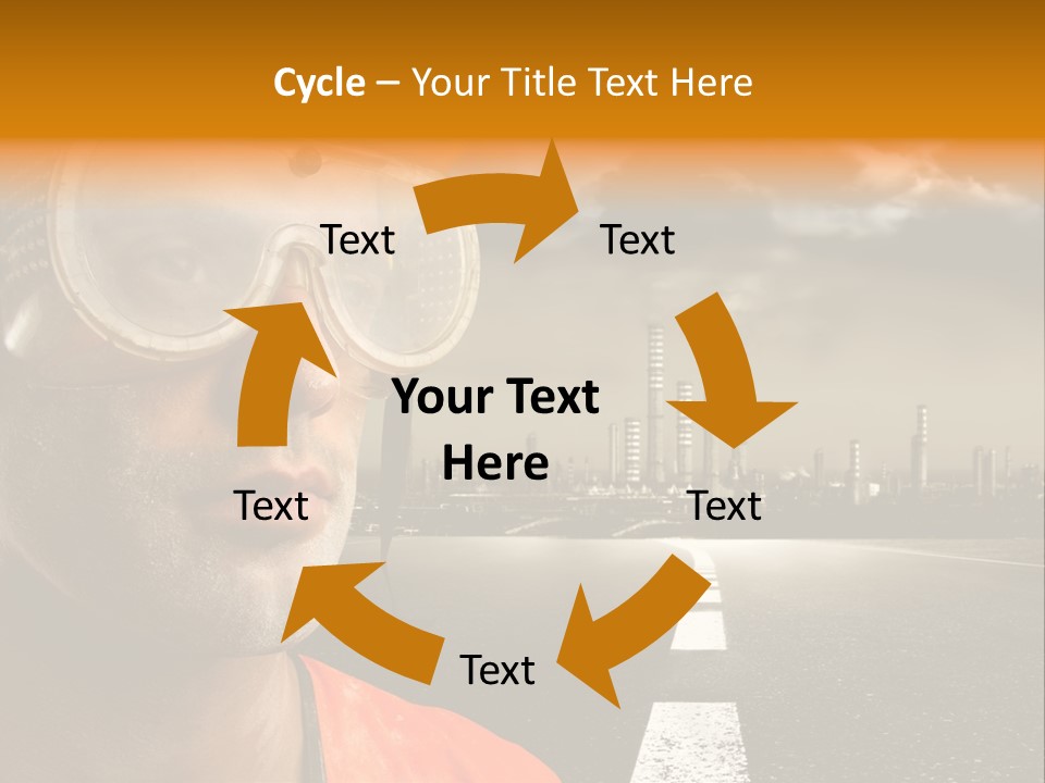 Man Way Occupation PowerPoint Template