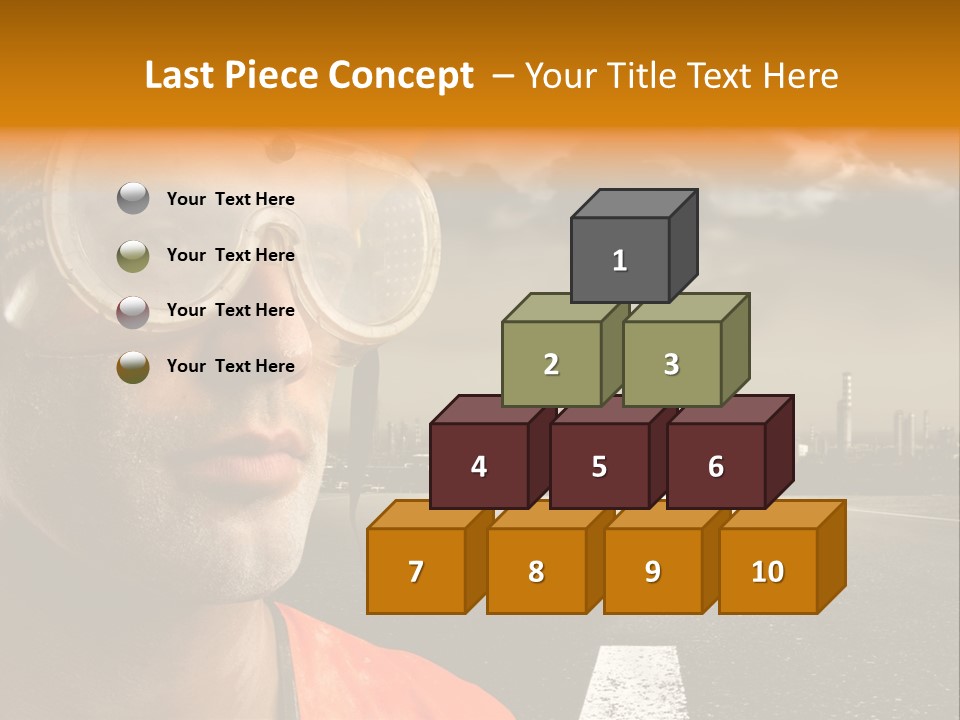 Man Way Occupation PowerPoint Template