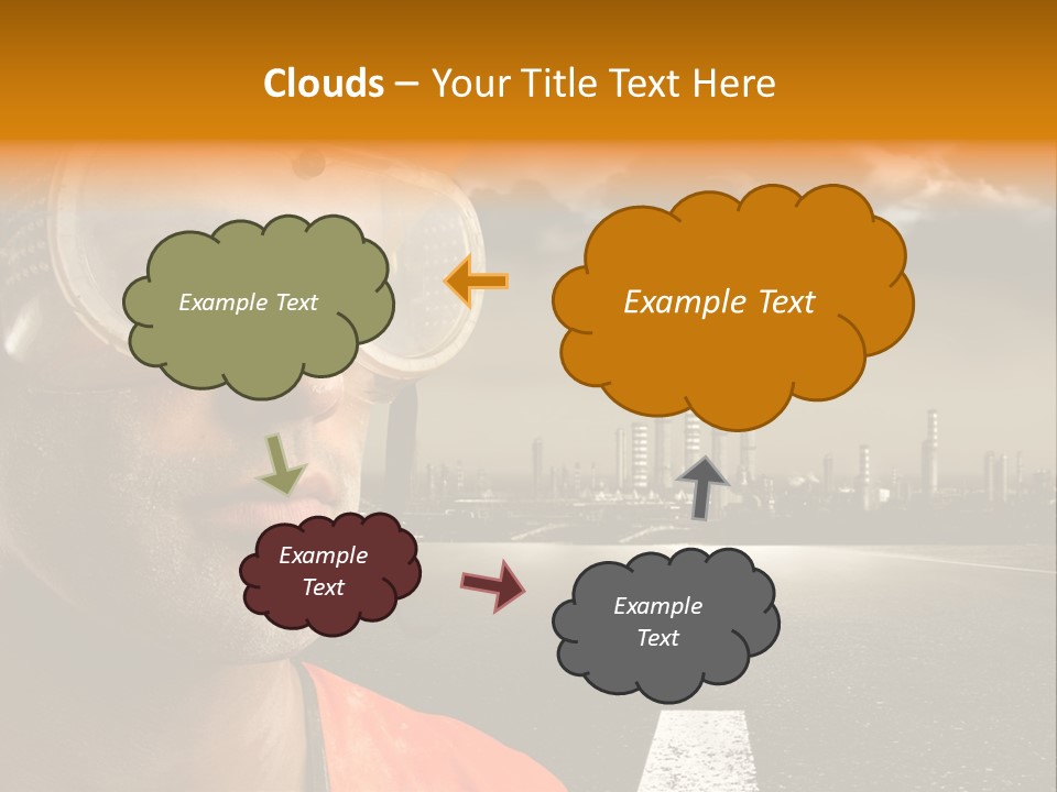 Man Way Occupation PowerPoint Template