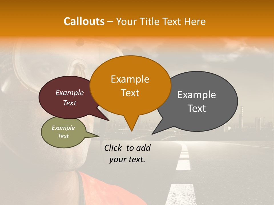 Man Way Occupation PowerPoint Template