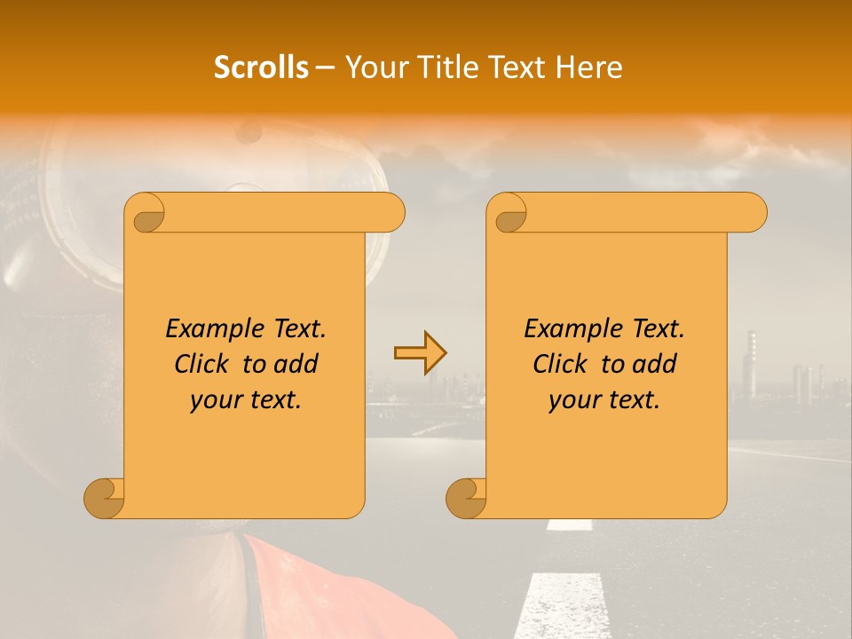 Man Way Occupation PowerPoint Template