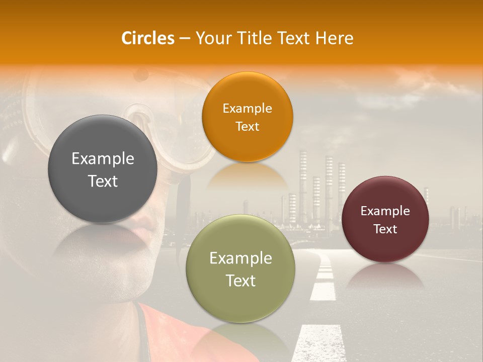 Man Way Occupation PowerPoint Template