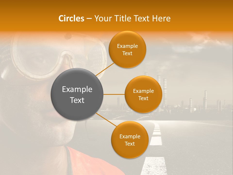 Man Way Occupation PowerPoint Template