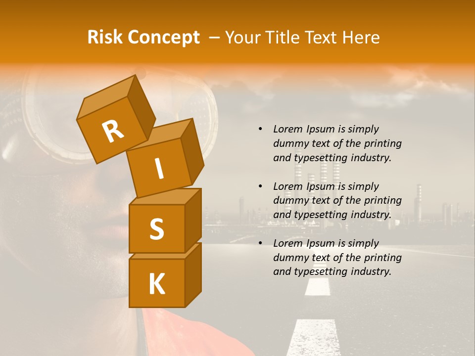 Man Way Occupation PowerPoint Template