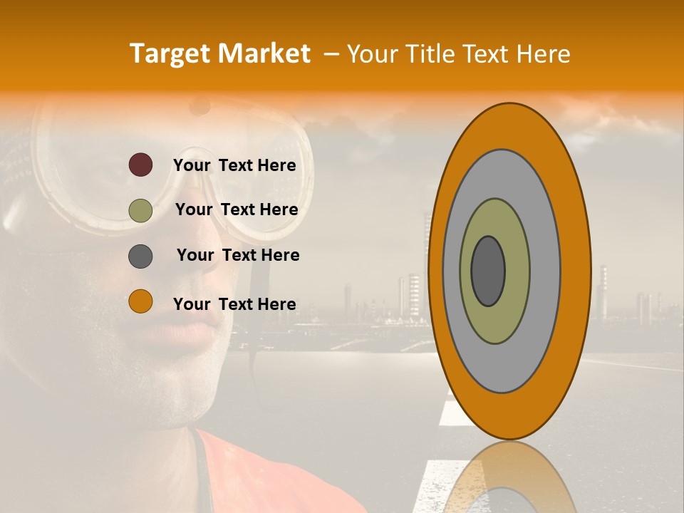 Man Way Occupation PowerPoint Template