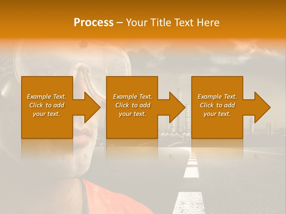 Man Way Occupation PowerPoint Template