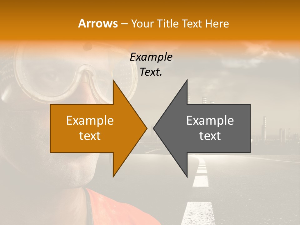 Man Way Occupation PowerPoint Template