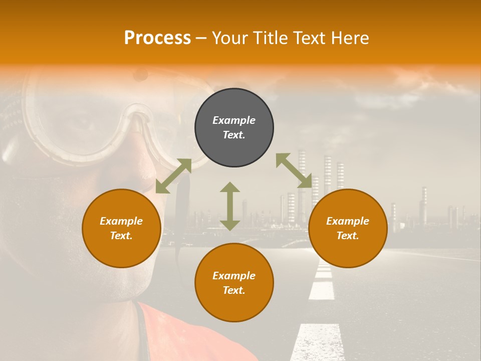 Man Way Occupation PowerPoint Template