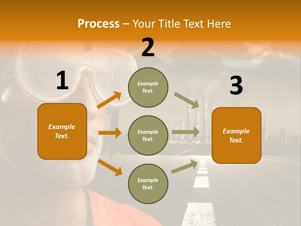 Man Way Occupation PowerPoint Template