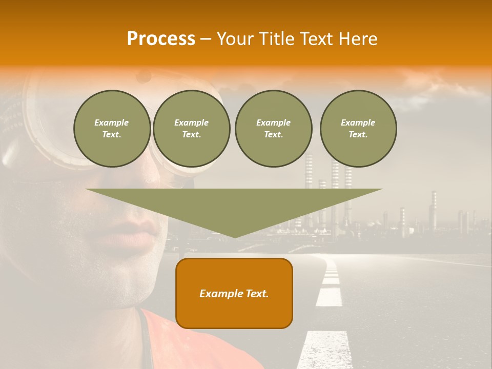 Man Way Occupation PowerPoint Template