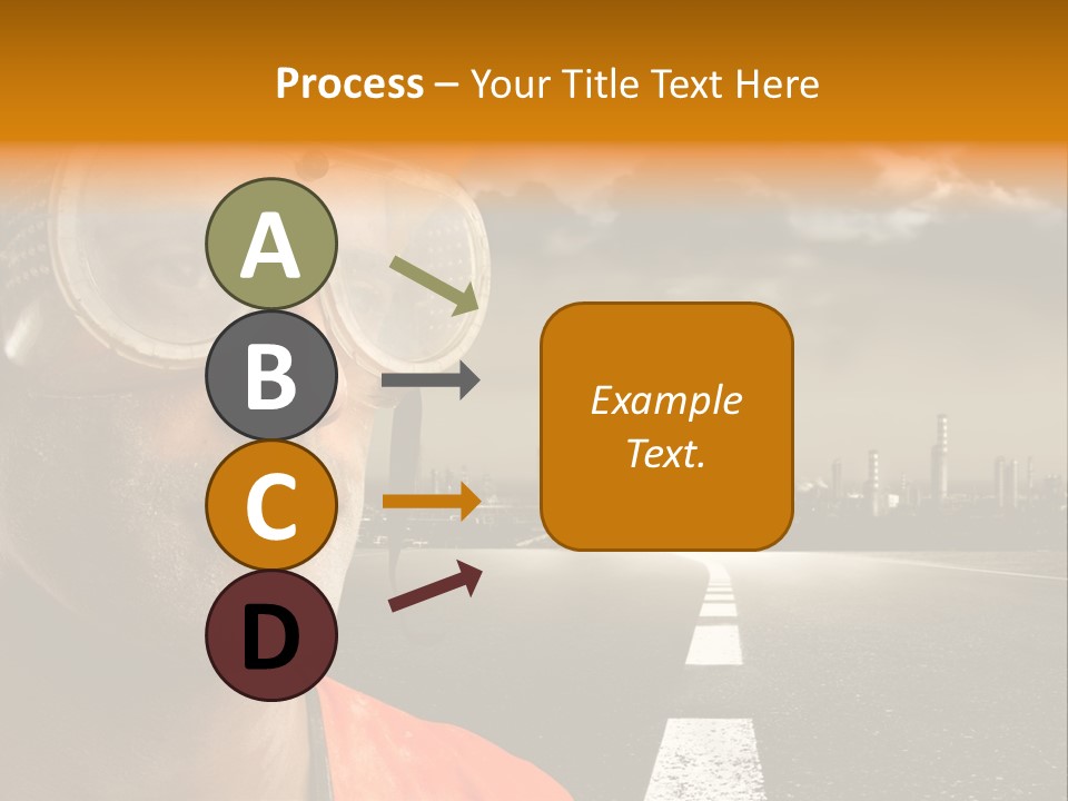 Man Way Occupation PowerPoint Template