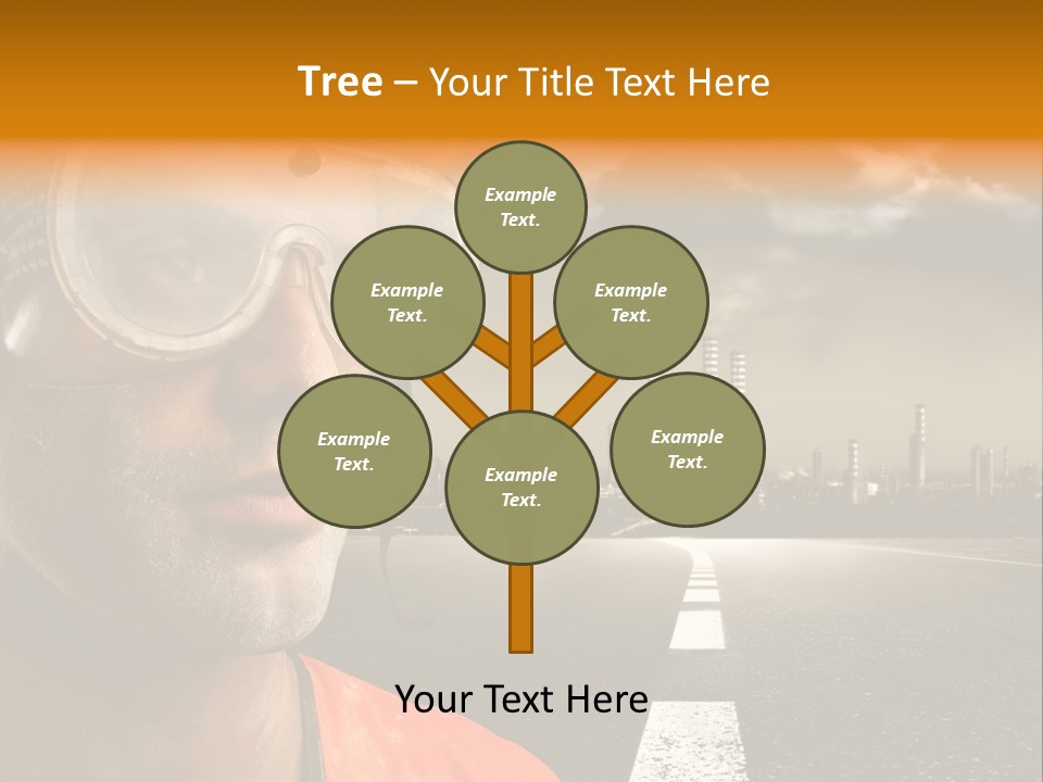 Man Way Occupation PowerPoint Template