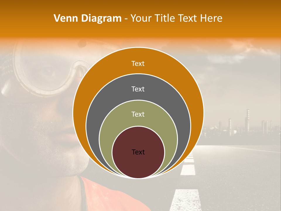Man Way Occupation PowerPoint Template