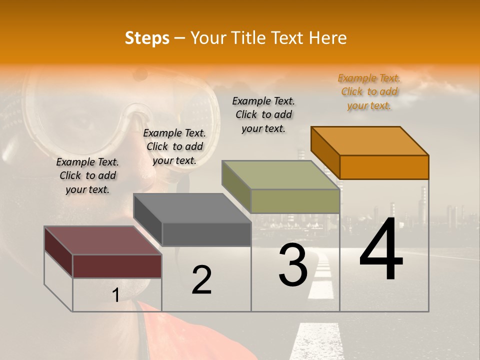 Man Way Occupation PowerPoint Template