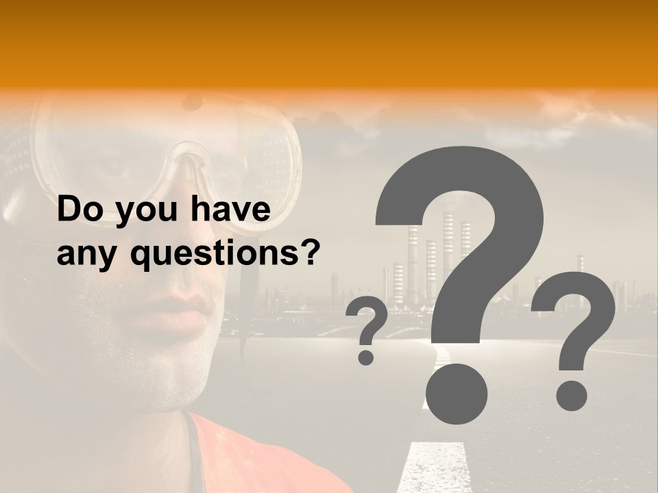 Man Way Occupation PowerPoint Template