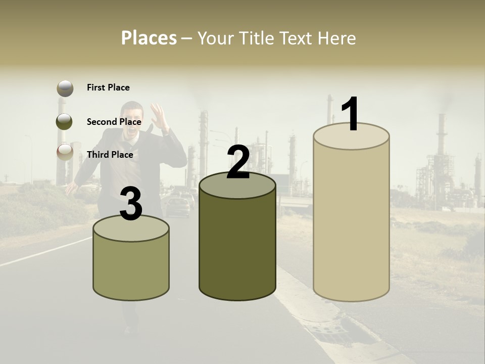 Scream Man  PowerPoint Template