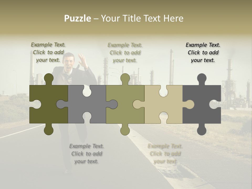 Scream Man  PowerPoint Template