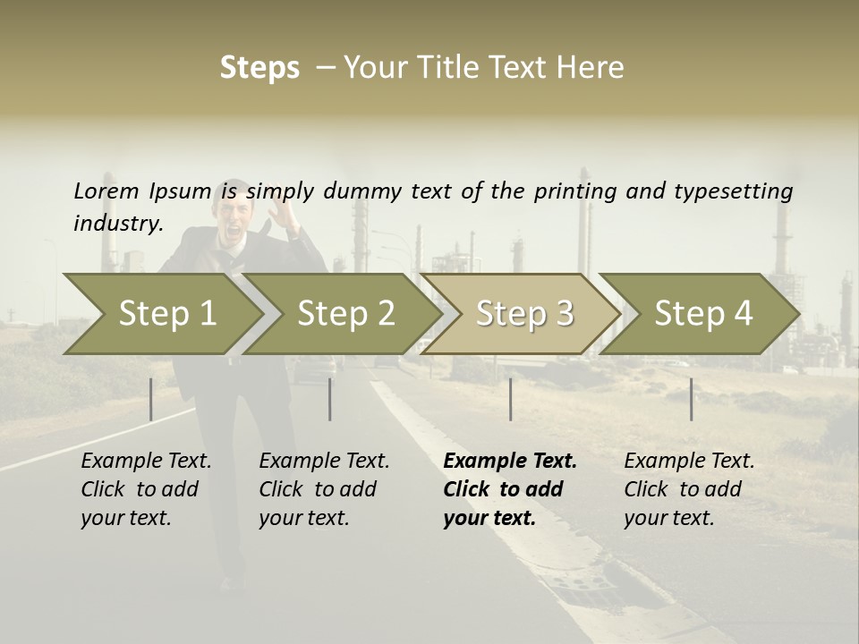 Scream Man  PowerPoint Template