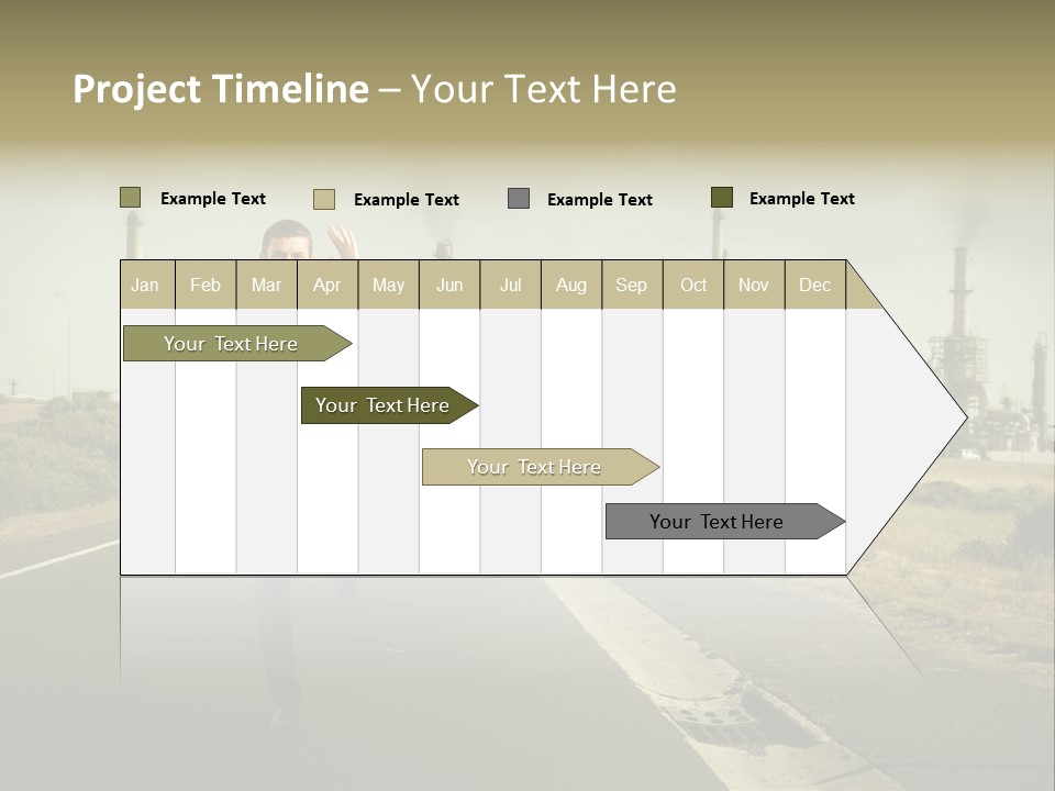 Scream Man  PowerPoint Template