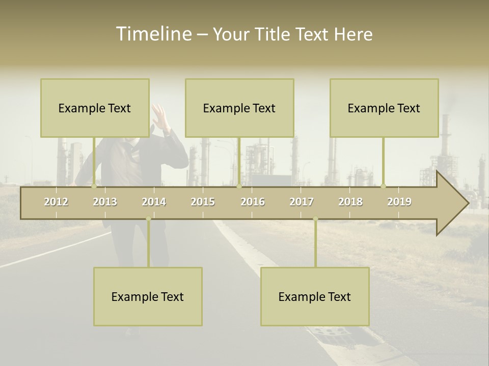 Scream Man  PowerPoint Template