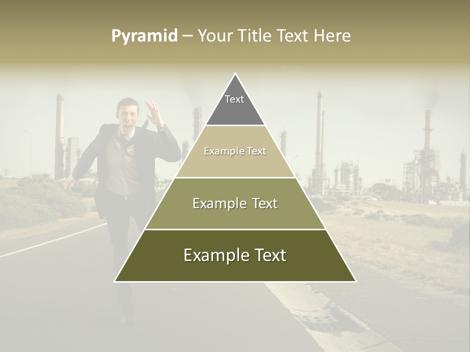 Scream Man  PowerPoint Template