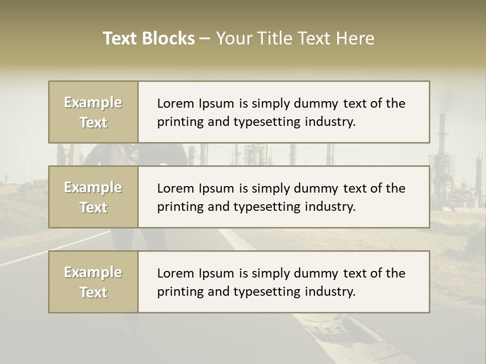 Scream Man  PowerPoint Template