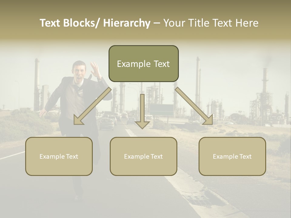Scream Man  PowerPoint Template