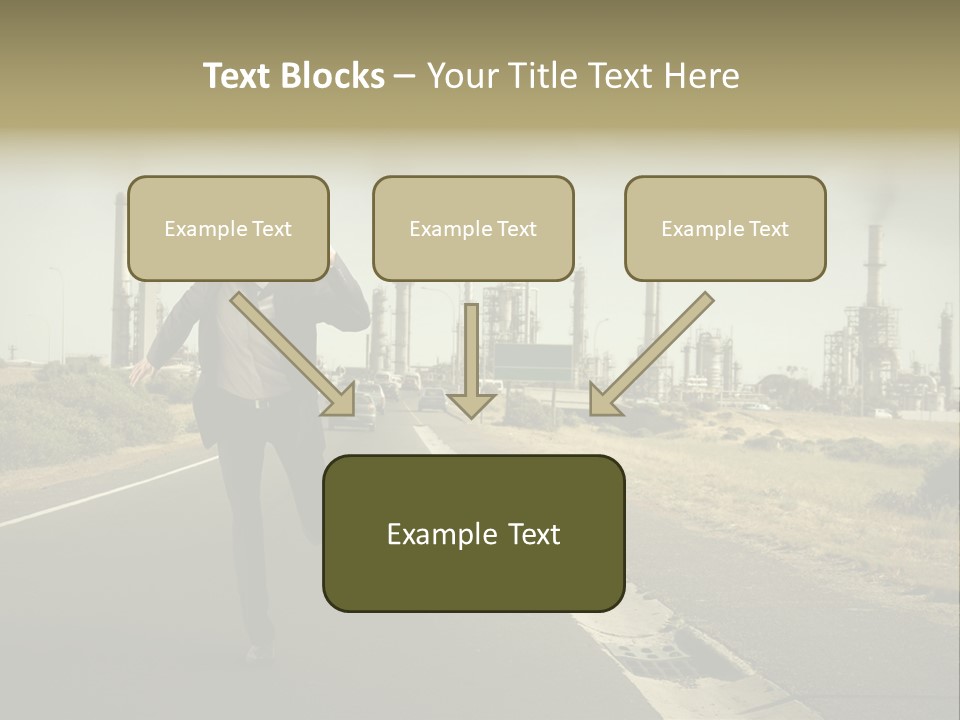 Scream Man  PowerPoint Template