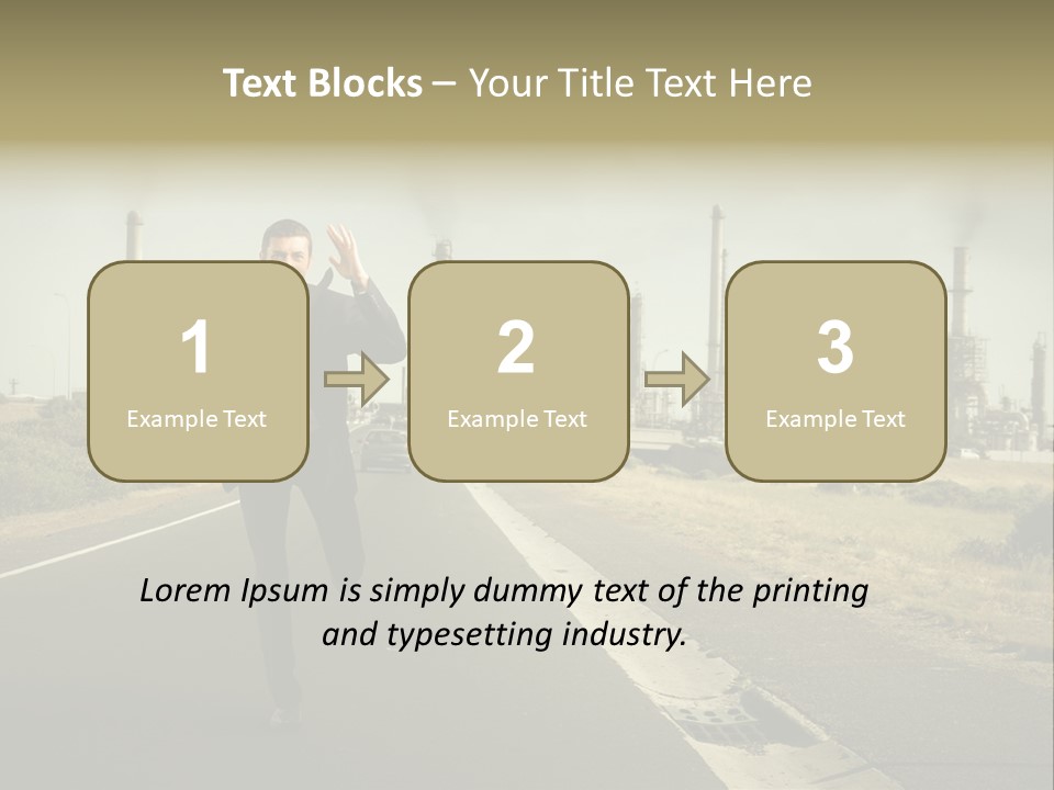 Scream Man  PowerPoint Template