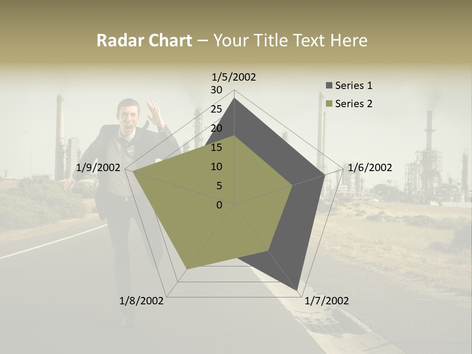 Scream Man  PowerPoint Template
