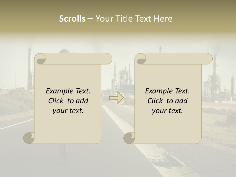 Scream Man  PowerPoint Template