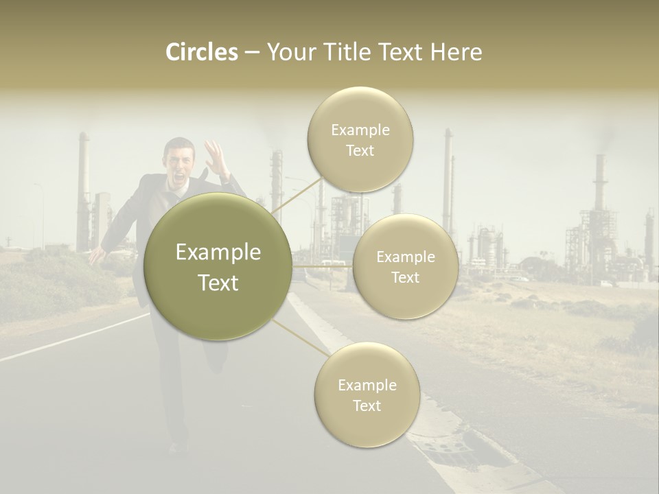 Scream Man  PowerPoint Template