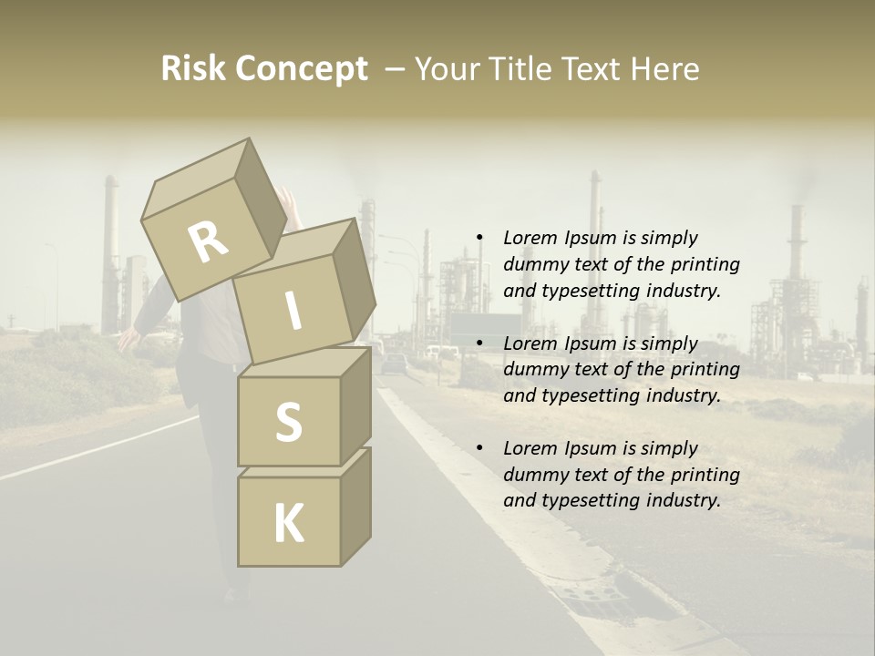 Scream Man  PowerPoint Template