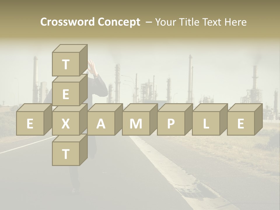 Scream Man  PowerPoint Template