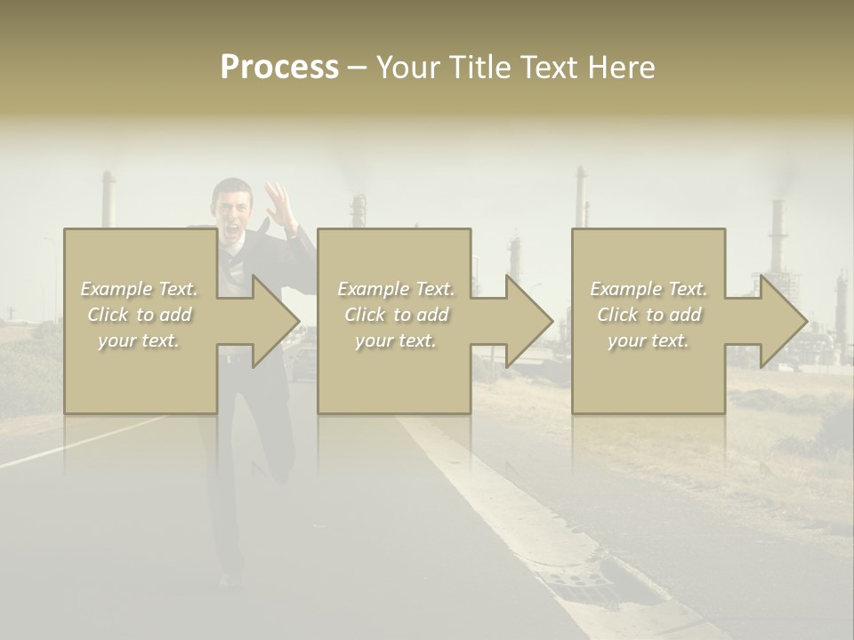 Scream Man  PowerPoint Template