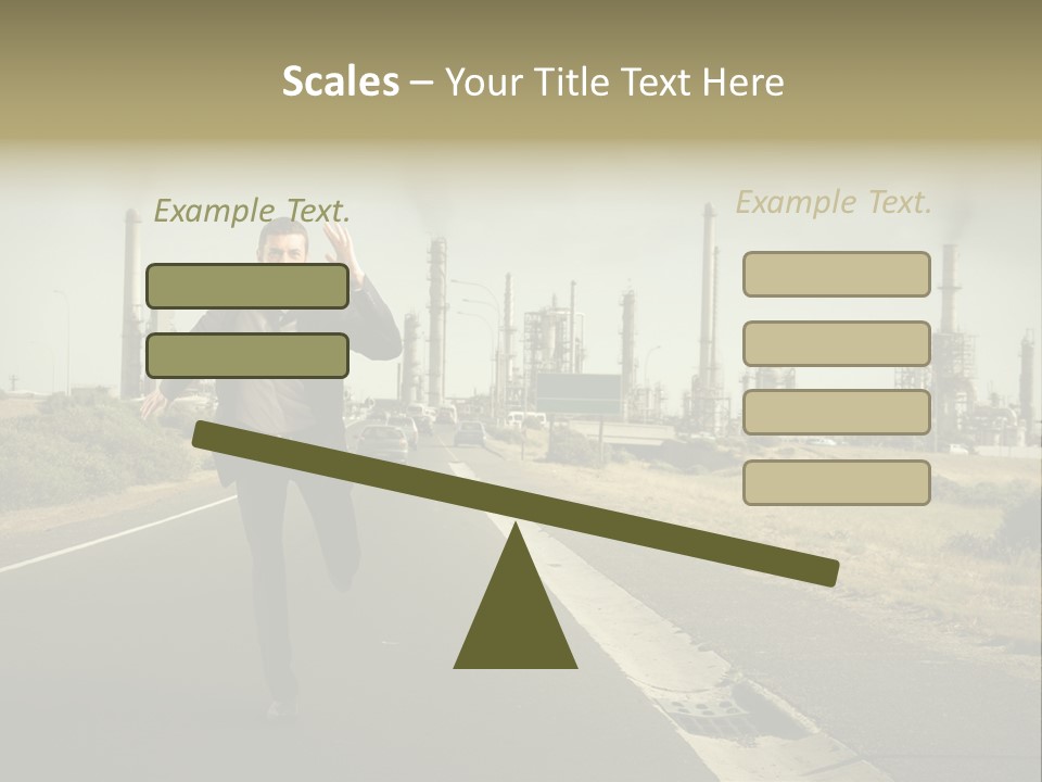 Scream Man  PowerPoint Template