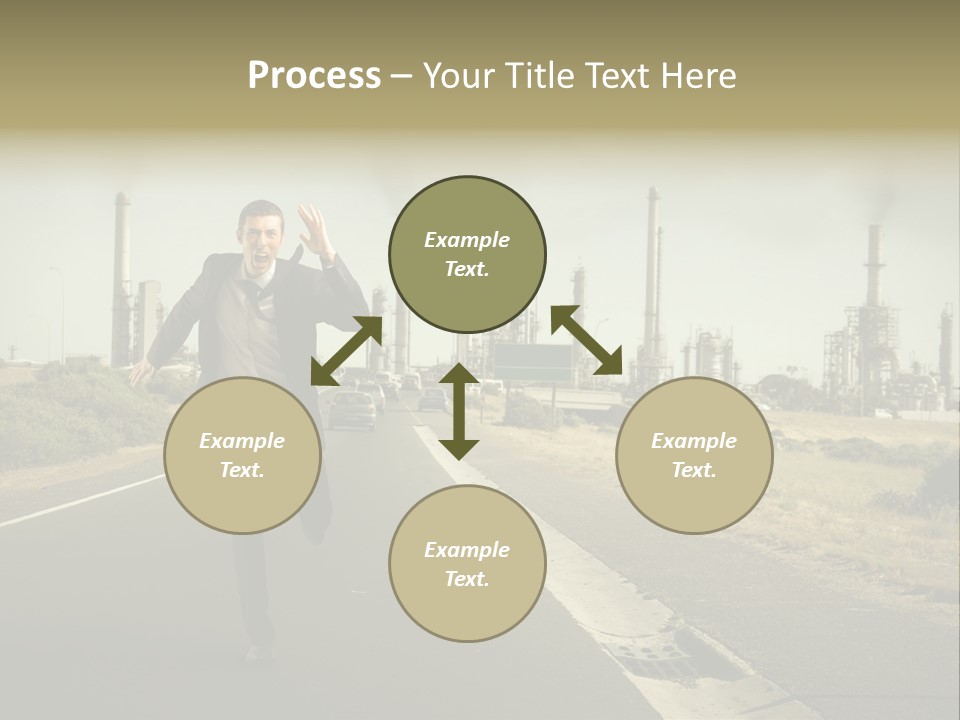 Scream Man  PowerPoint Template
