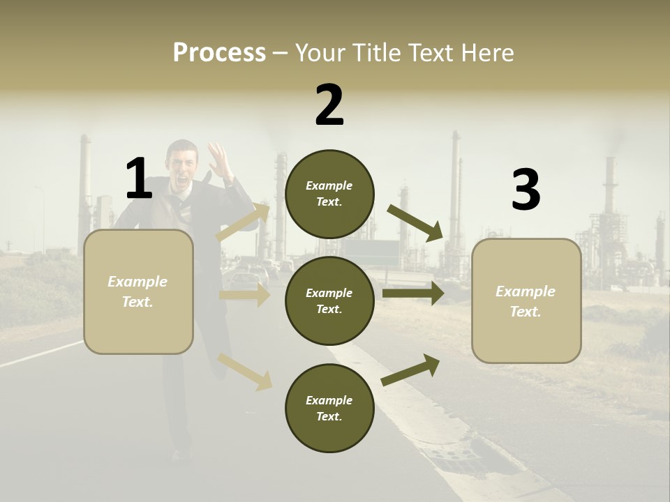 Scream Man  PowerPoint Template