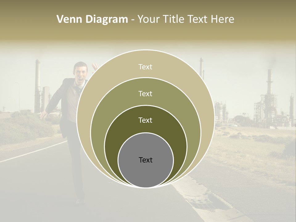 Scream Man  PowerPoint Template