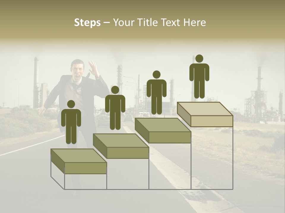 Scream Man  PowerPoint Template