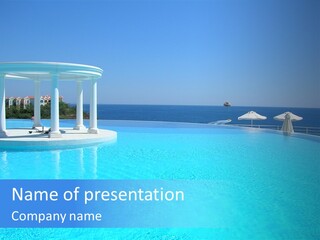 Vacances Paradis Mediterrann PowerPoint Template