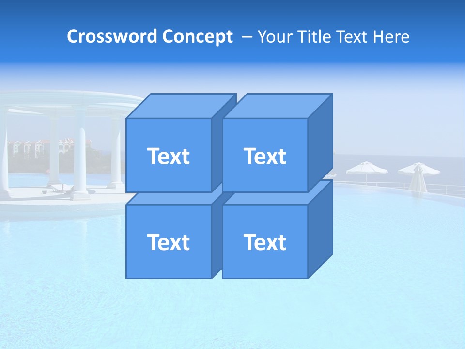 Vacances Paradis Mediterrann PowerPoint Template