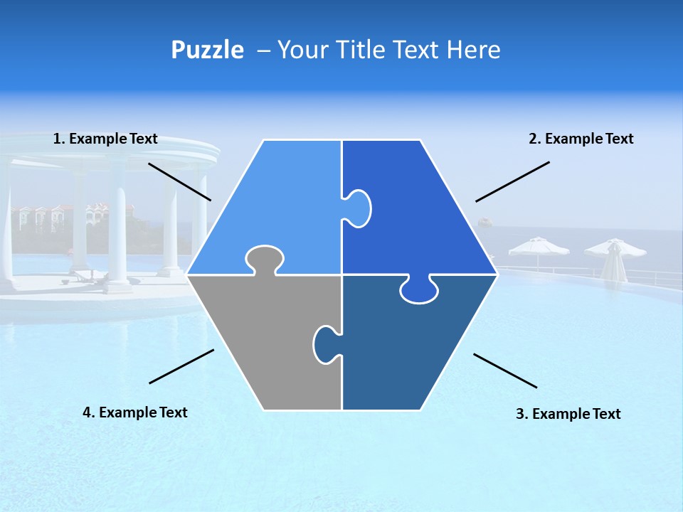 Vacances Paradis Mediterrann PowerPoint Template