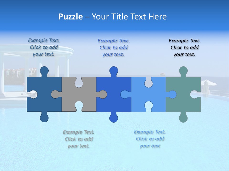 Vacances Paradis Mediterrann PowerPoint Template