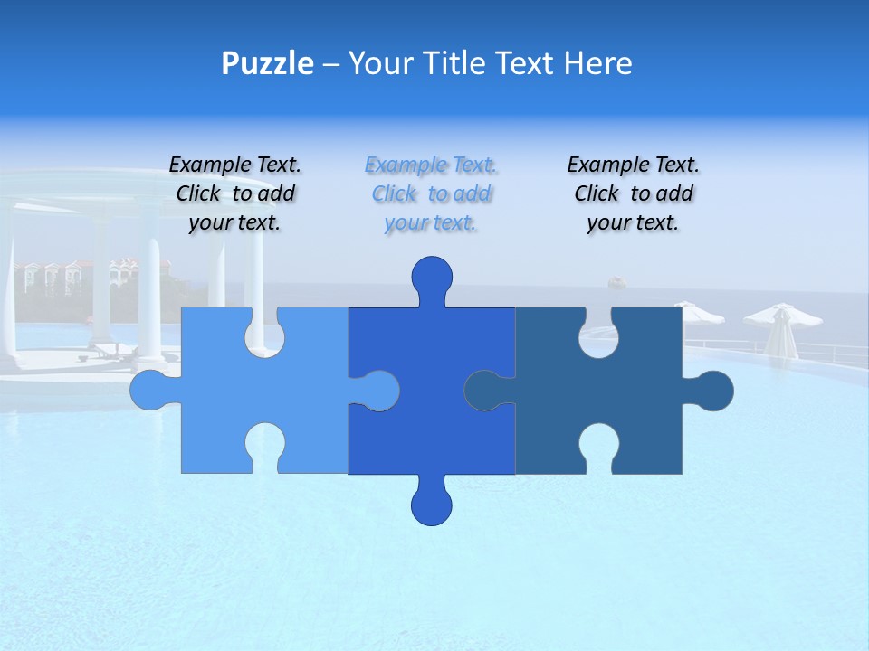 Vacances Paradis Mediterrann PowerPoint Template