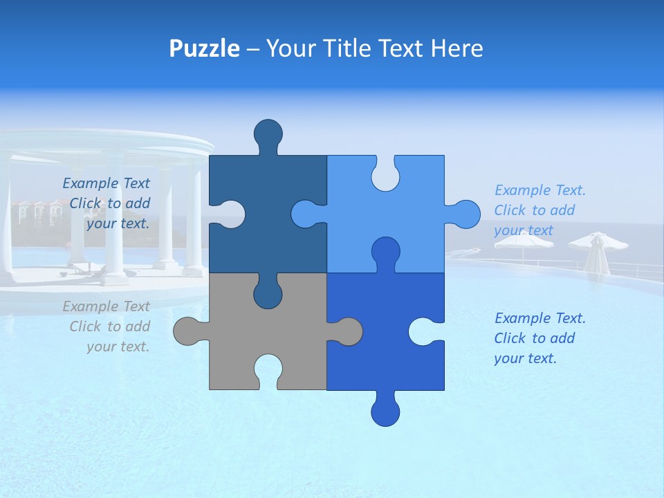 Vacances Paradis Mediterrann PowerPoint Template