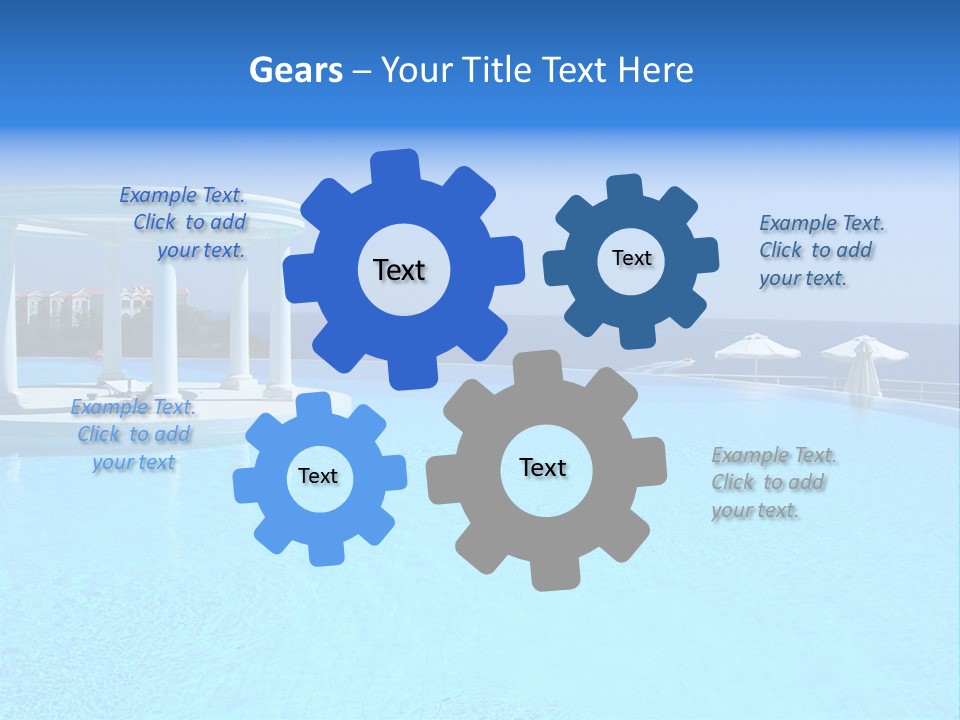 Vacances Paradis Mediterrann PowerPoint Template